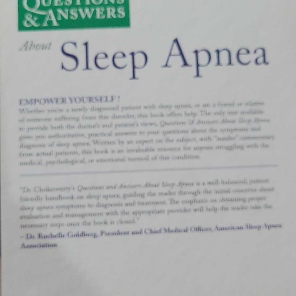 Sleep Apnea Question &Answers - Picture 2 of 3